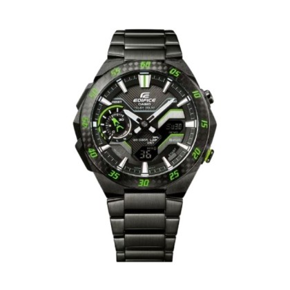 Casio Edifice ECB-2200RC-1A3 Windflow Stainless Steel Band Men Watch
